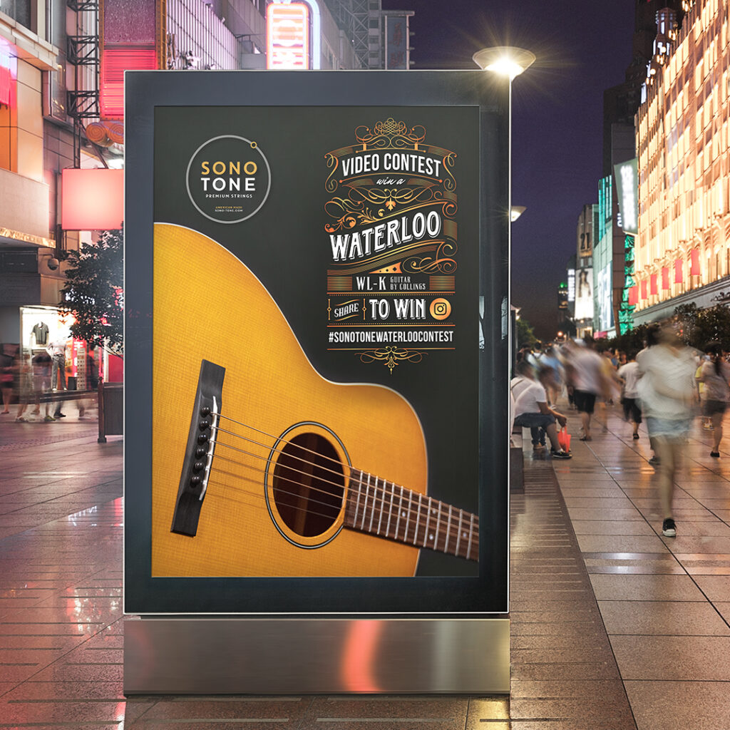 Square SonoTone contest-reminder post inviting followers to enter.