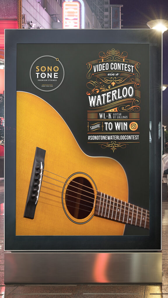 Vertical story version of the SonoTone contest-reminder post.