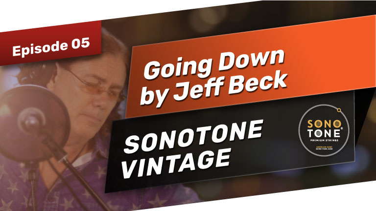 SonoTone guitar performance of Going Down showcasing expressive electric tone and dynamic playing style.