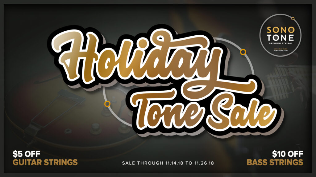 Landscape SonoTone holiday 2018 sale graphic for social.