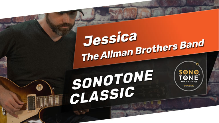 SonoTone guitar performance of Jessica showcasing rich tone and expressive lead guitar work.
