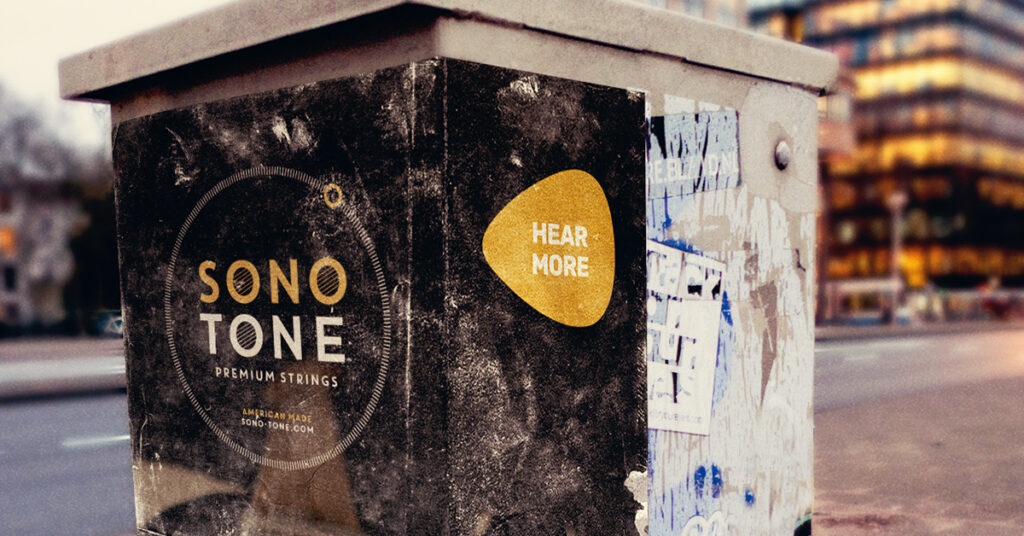 SonoTone poster-style daily social graphic sized for feed posting.