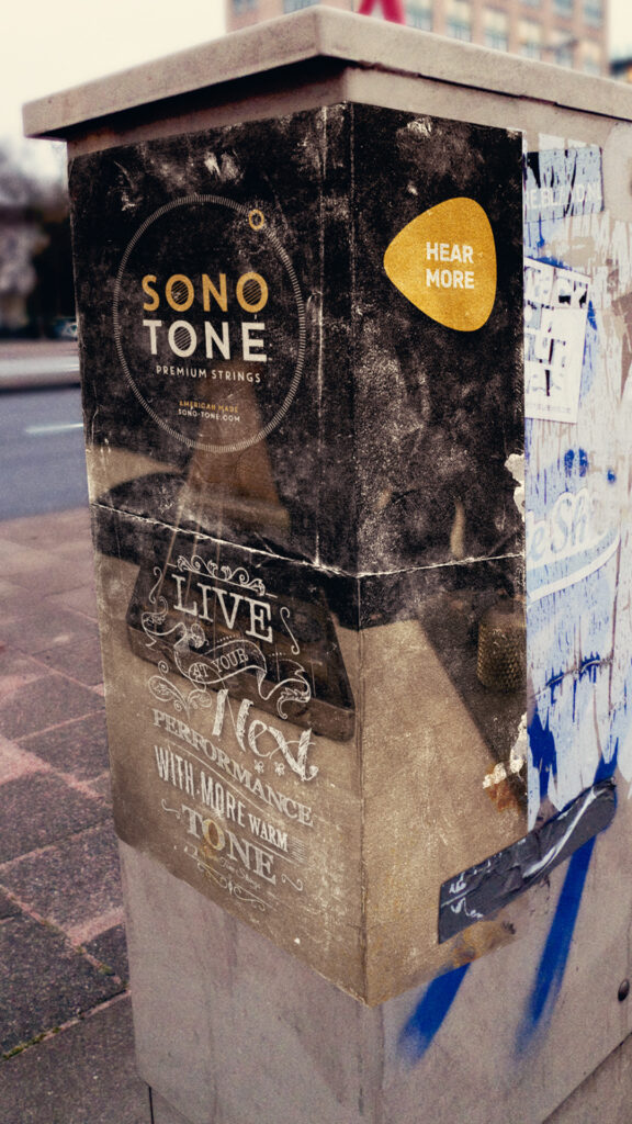 Tall SonoTone poster-style daily post for stories and vertical placements.