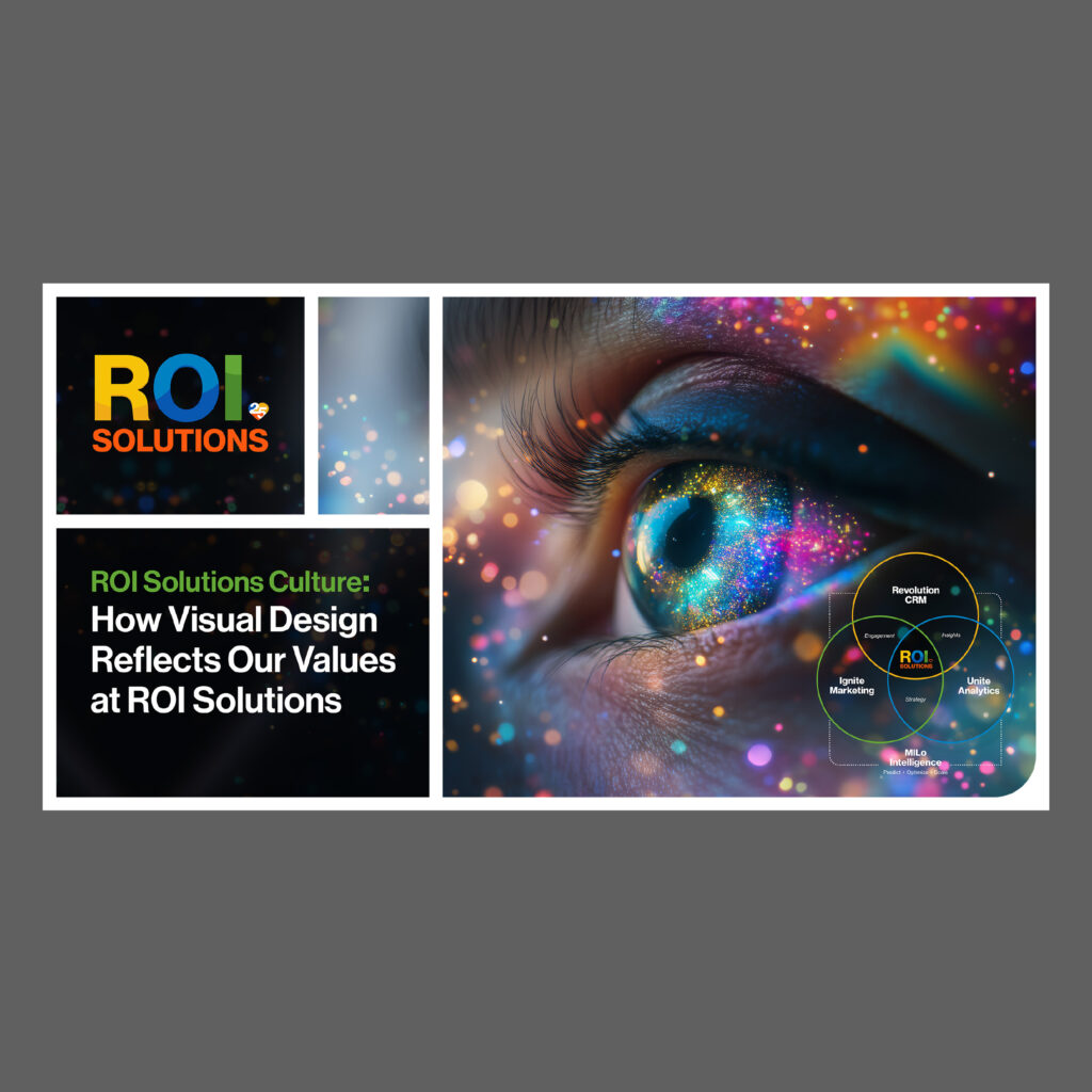 Feature card template pairing the logo panel with the galaxy-eye artwork and product Venn diagram on a working canvas.